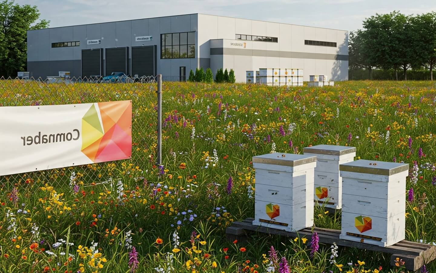 pasieka firmowa na lace kwietnej